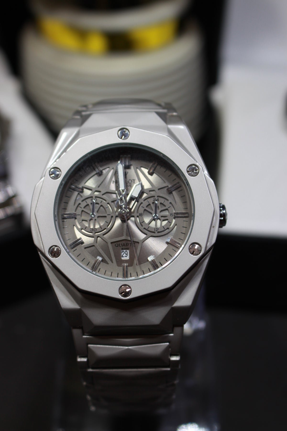 Hublot Watch Diamond Cut – Skeleton Dial