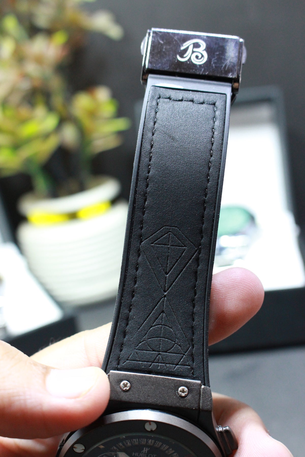 Hublot Semi Skeleton-Black