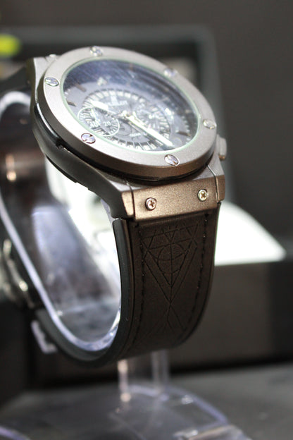 Hublot Semi Skeleton-Black